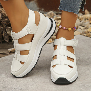 Summer Wedge Baotou Hollow Women's Breathable Shoes