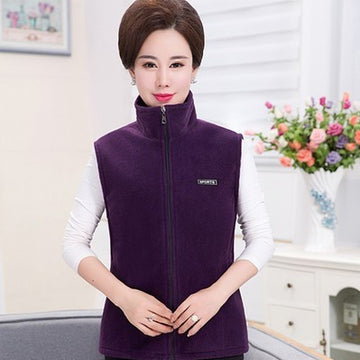 Coral Fleece Waistcoat Ladies Plush Vest